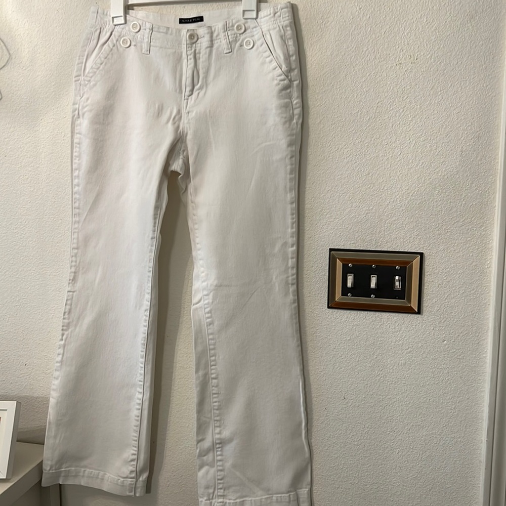 Vintage Axcess White denim jeans.